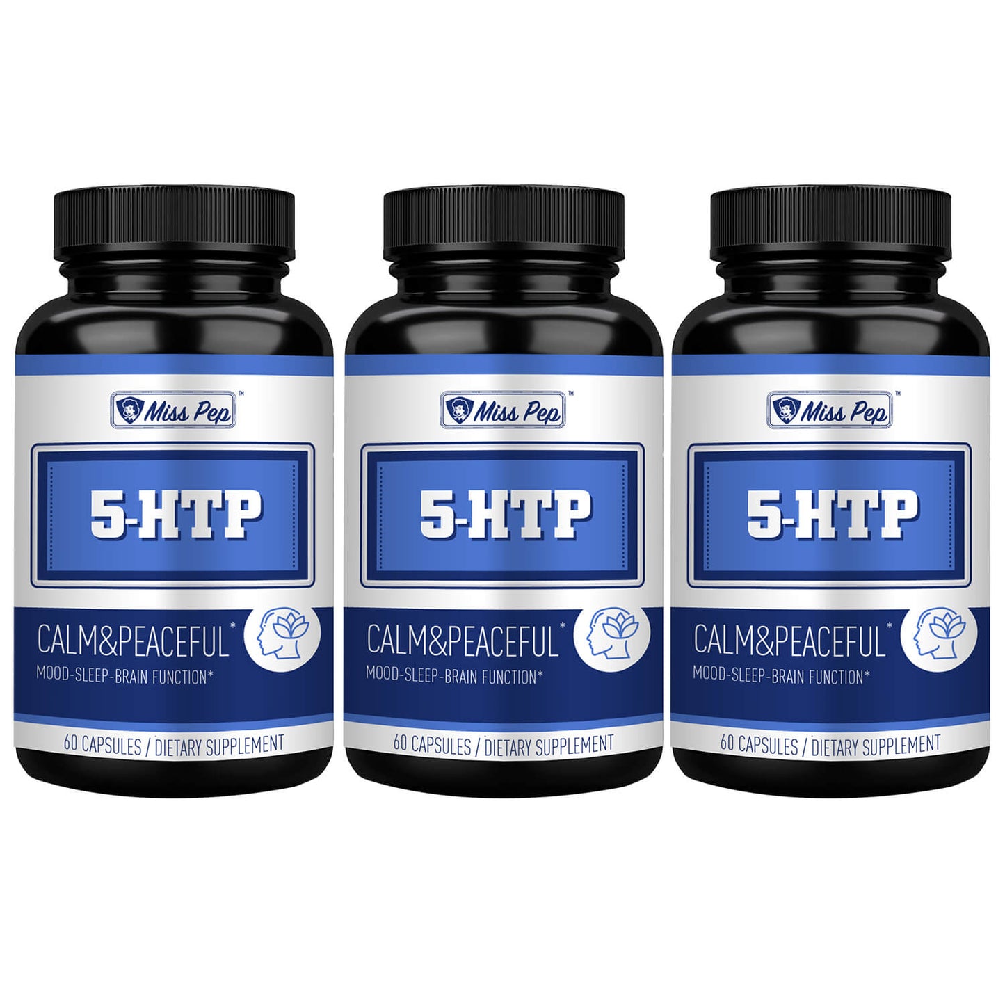 Misspep 5-HTP Veg Capsule Supplement