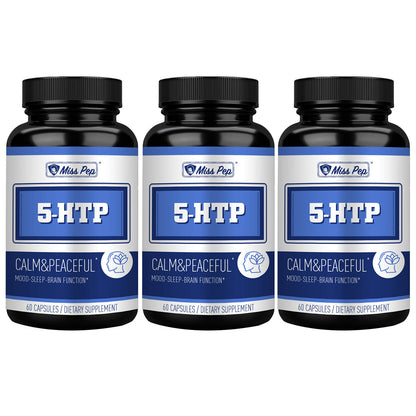 Misspep 5-HTP Veg Capsule Supplement